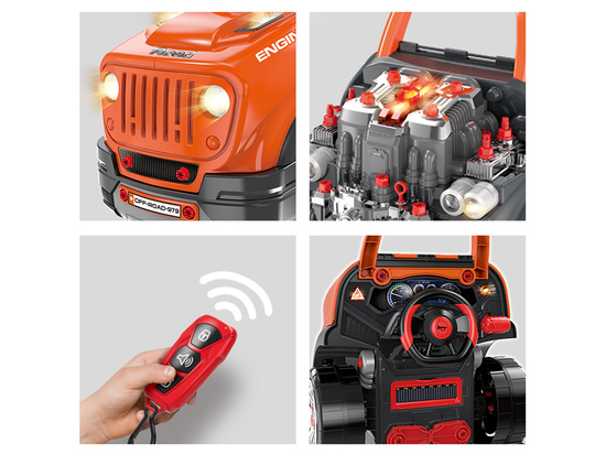 Mechanic Set: Mobile CAR WORKSHOP + light and sound ZA5738
