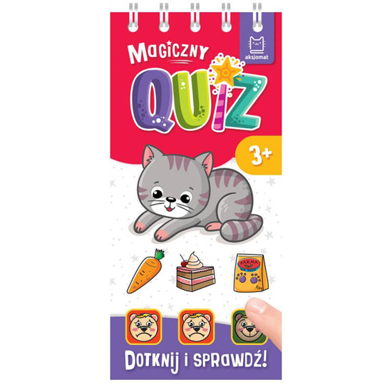 Aksjomat Magiczny quiz z kotkiem. 3+ KS0805