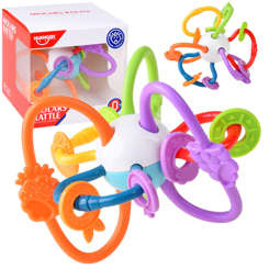 Sensory teether for a baby rattle ZA4309