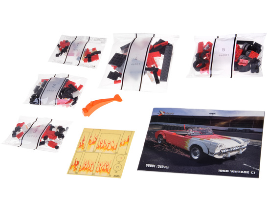Construction blocks car classic hot rod roadster 249ele ZA5817
