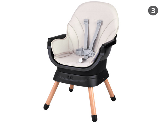 Multifunctional 6-in-1 swivel feeding chair for children ZA5659