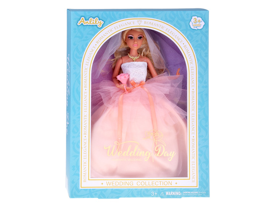 Anlily Lalka Panna Młoda z serii ślubnej - Wedding Day ZA5703