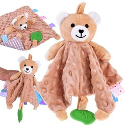 Plush cuddly teddy bear calming down tag ZA4744