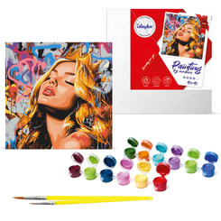 Malowanie po numerach 40 x 40 cm KHO8603 Nowoczesna Śpiąca Królewna AP0103