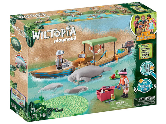 Playmobil 71010 Boat Trip - Wiltopia. Set of 71 pieces ZA5997