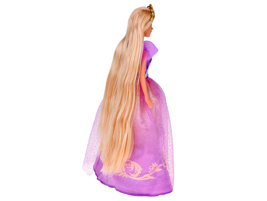 Long-haired princess doll in a ball gown + accessories ZA5704