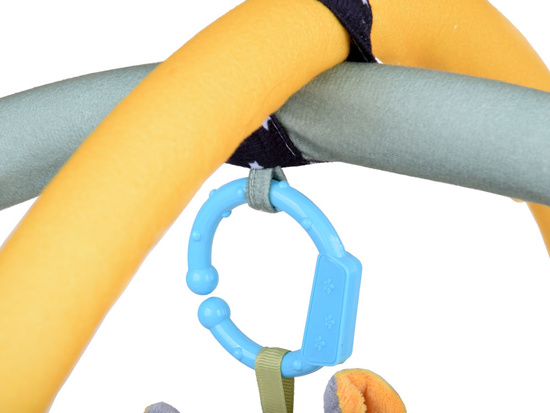 Soft educational mat with a CLOUD arch in muted colors ZA5590