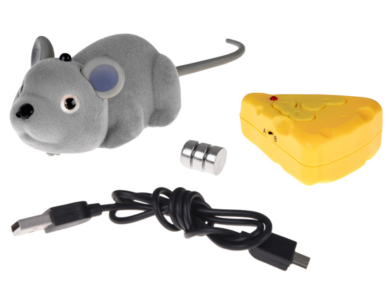 Cute Remote-Controlled Mouse with Sensor – Cat Toy RC0730