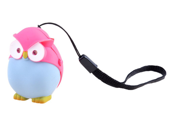 Key ring owl light sound pendant ZA3528