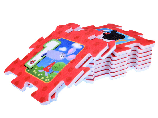 Foam puzzle ANIMALS and NUMBERS Baby mat 93x93cm ZA3147