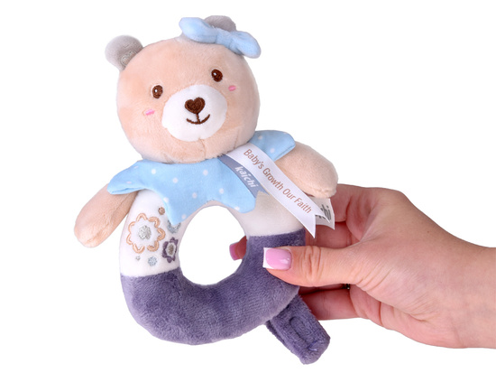 The first plush rattle for babies 0+ teddy bear for newborn ZA5877