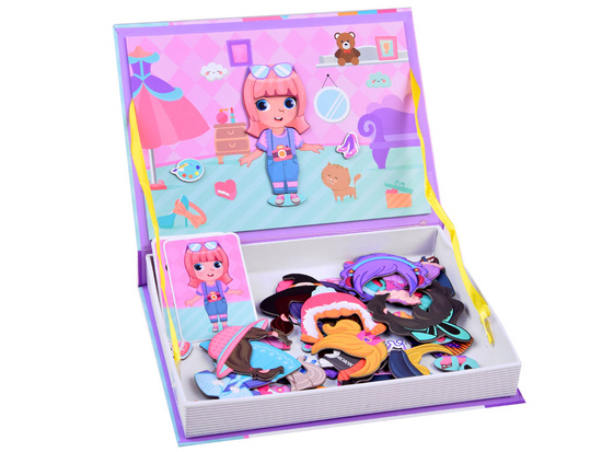 Magnetic puzzle book Doll clothes ZA3766