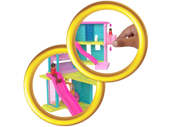 Mattel Mini BarbieLand Dollhouse + Doll and Pet + Accessories ZA6039 B