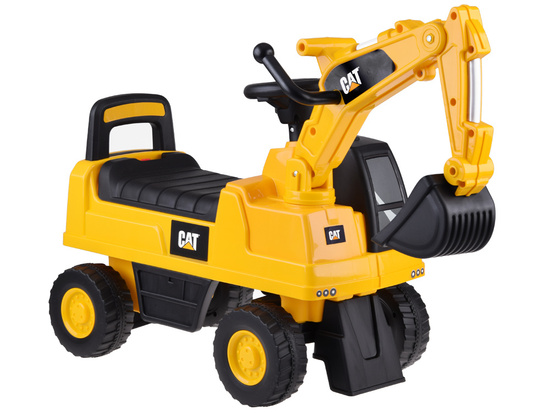 CAT excavator with movable bucket, storage compartment, horn ZA4898