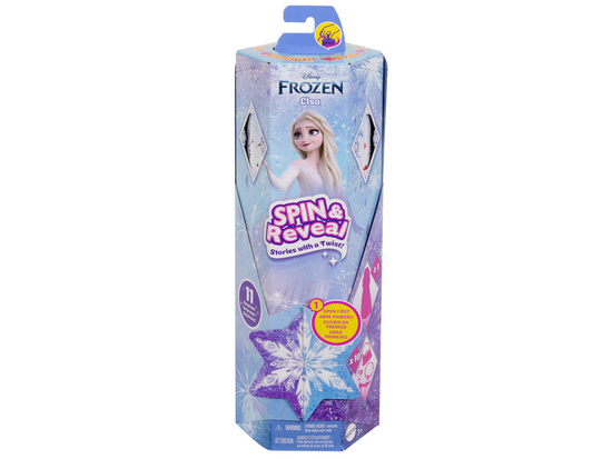 Mattel Disney Princess Frozen Spin & Reveal Elsa Doll + Accessories ZA6043