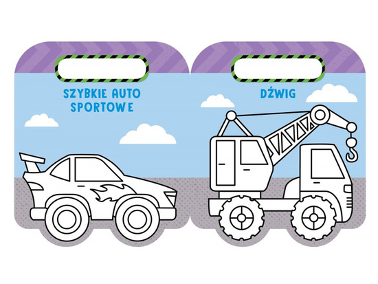 Wrum, wrum! Vehicles. Coloring book with stickers for the youngest KS0998