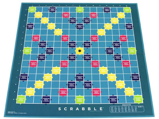 Mattel Scrabble Word Game (Polish Edition) - Remastered Version GR0828