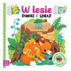 In the forest. Open and search! Book with windows KS0989