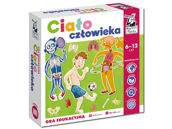 Kapitan Nauka Ciało człowieka Gra edukacyjna GR0480