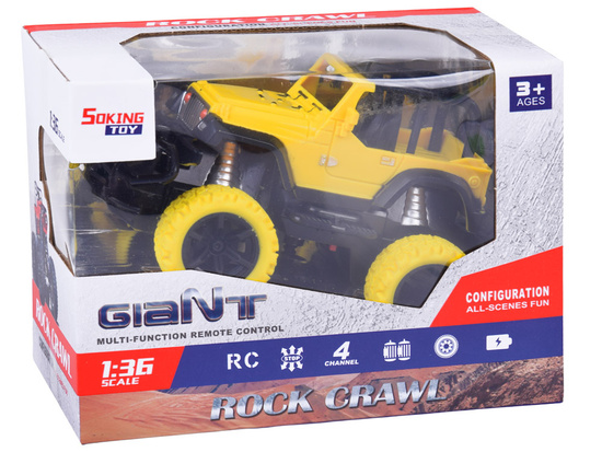Remote-controlled off-road car - compact size SCALE 1:36 RC0748