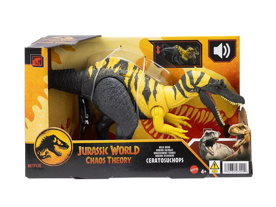 Ceratosuchops Jurassic World Dinosaur Figurine Wild Roaring Movable Elements ZA6058