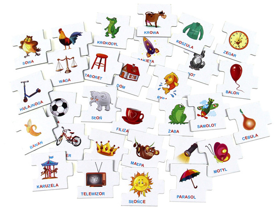 Jawa Educational game - puzzle We get to know SYLLABLES with Professor - learning to read GR0663