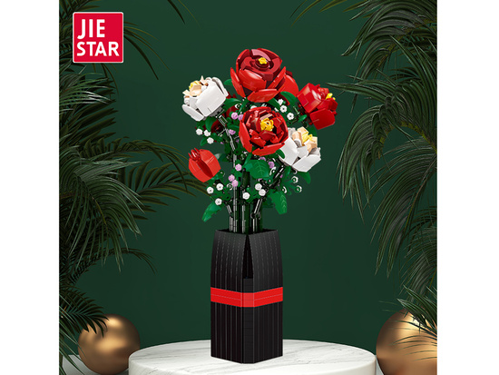 Construction Blocks – Bouquet of Roses 818 pieces ZA5760