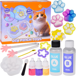 Creative kit series: DIY CAT PAWS SLOOMER - 3D keychains ZA5982
