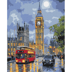 Painting by numbers 40x50 cm KHO3662 London night AP0104