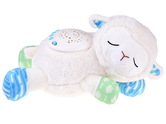 Projector lamp mascot SHEEP plush toy stars lullabies noise ZA4797