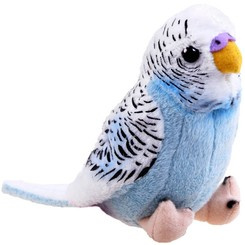 Mascot Blue Budgerigar 13cm 13729