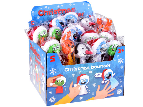 Santa's Elf Jumper spring toy Santa Claus Reindeer Snowman ZA 4708