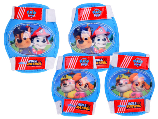 Buckle-up elbow pads S and knee pads M for kids Paw Patrol SP0849