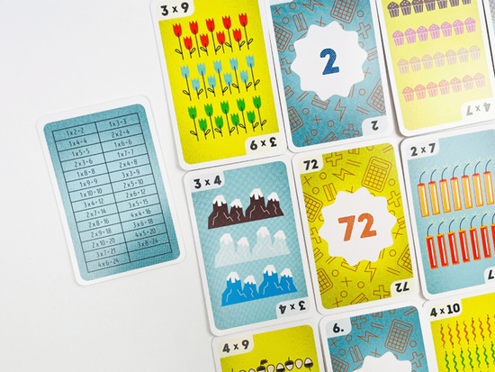 Captain Science EDUseries. Multiplication Table Card Game GR0817