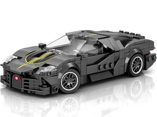 Technical blocks Sports car BLACK LUXURY hypercar 298-pcs ZA5785