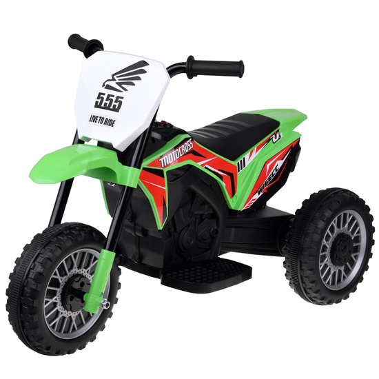 Electric battery-powered tricycle for children + music PA0334