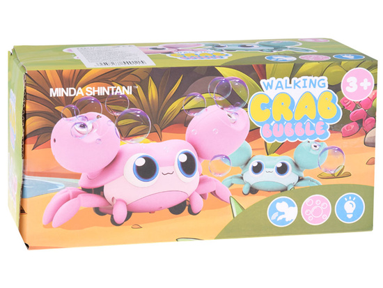 Adorable walking crab on soap bubbles slot machine with lights game ZA5717