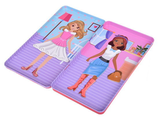 Magnetic puzzle Dress up your doll in unique styles ZA5198