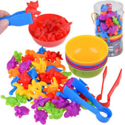 Dinosaur figurines learning colors counting ZA4358
