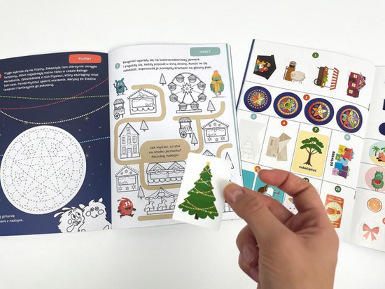 Captain Science Scribbles are waiting for Christmas 24 puzzles stickers KS1008
