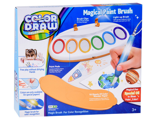 Color Draw LED Magic Water Brush - Light Painting Kit ZA5770