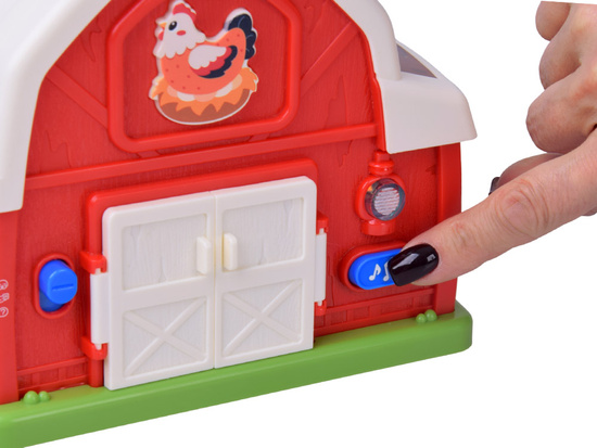 Interactive educational house farm blocks animal sounds sorter ZA5956