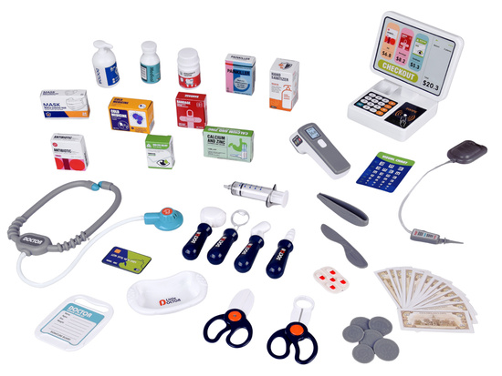 Small doctor large health center clinic pharmacy doctor hospital ZA6011