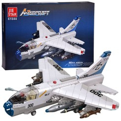 Construction blocks attack plane 683-pieces ZA4622