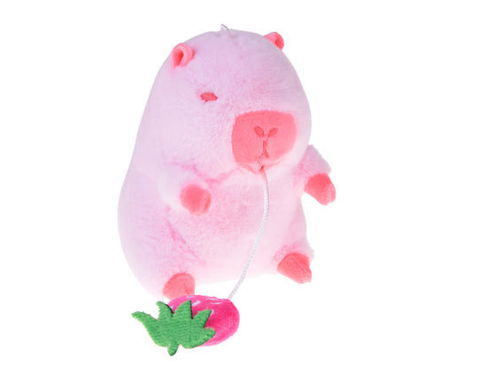 Adorable CAPYBARA pendant eating a watermelon mini mascot 10 cm ZA5733