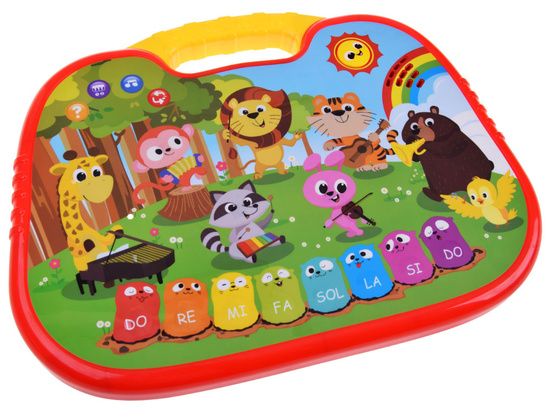 Educational interactive organ with animals, sounds, melodies ZA5955