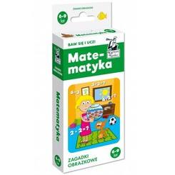 Kapitan Nauka Zagadki obrazkowe - Matematyka zadania 6-9 lat  KS0886