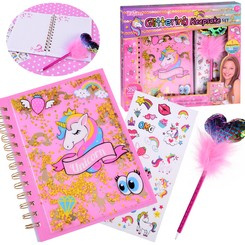 Magical Secret Diary UNICORN + pen stickers ZA4796