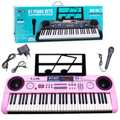 Keyboard organs + microphone 61key 328-06 IN0082