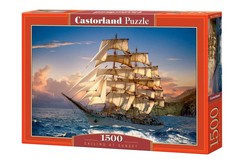 Puzzle 1500 el. Sailing at Sunset